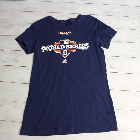 Detroit Tigers Women's 2012 World Series Baseball T Shirt Top size M - Picture 1 of 5